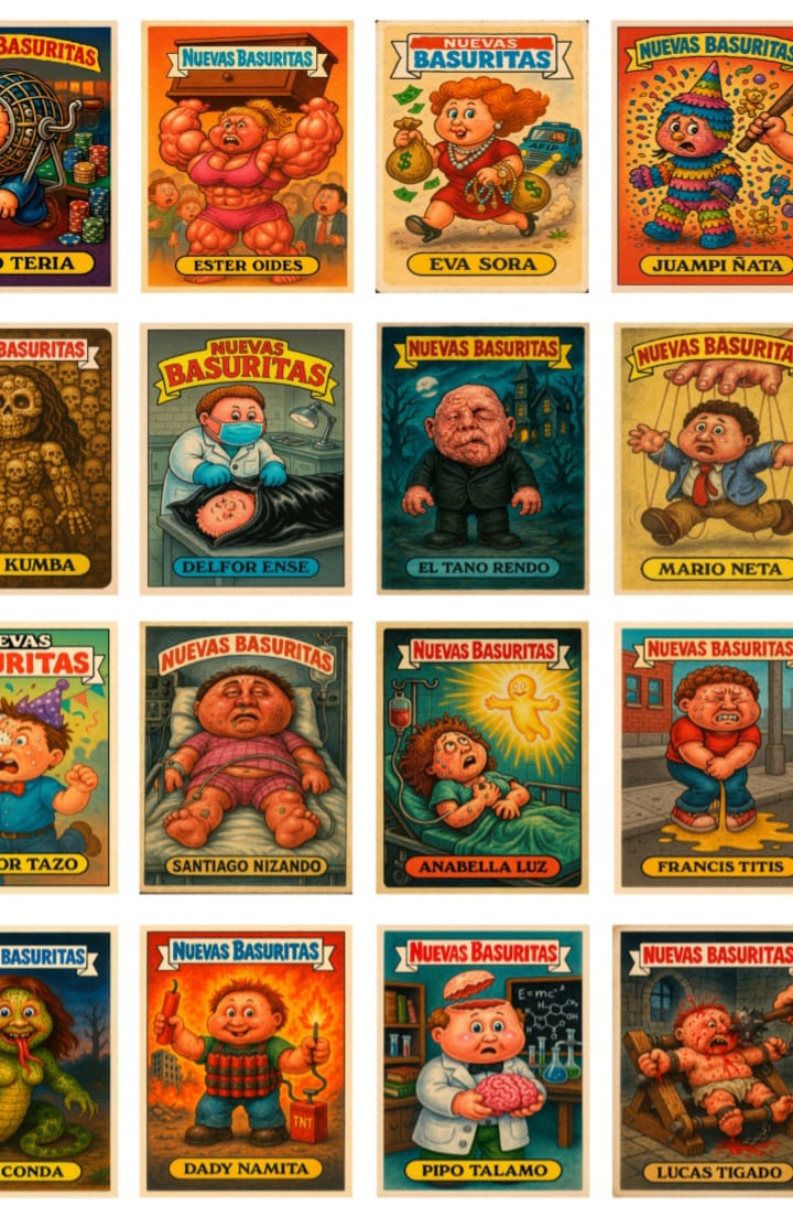 ÁLBUM + FIGUS NUEVAS BASURITAS